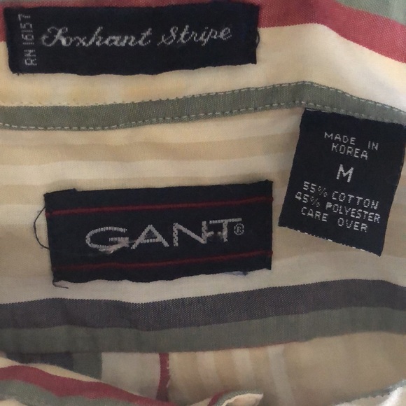 SOLD Vintage Gant Casual Short Sleeve Button Down Shirt - Picture 3 of 4
